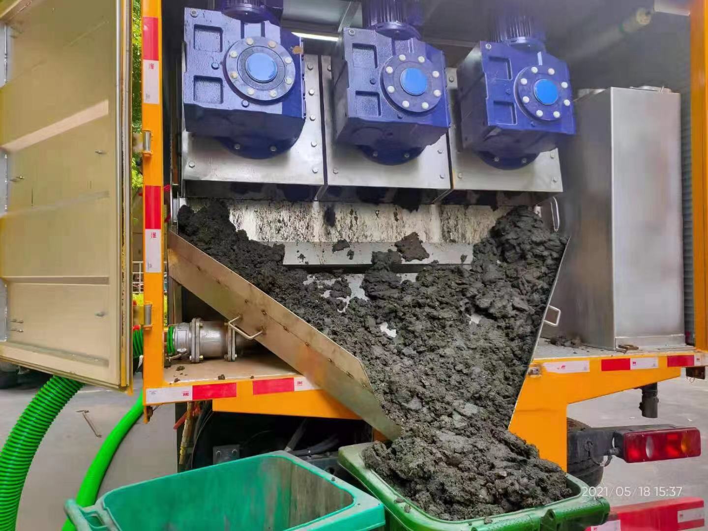 孝昌化粪池清掏城市维护站-泥浆净化干湿分离处理